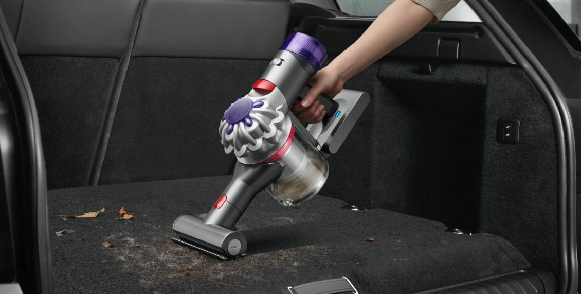 Беспроводной пылесос Dyson V8 Absolute серебристый, жёлтый (SV25) Беспроводной пылесос Dyson V8 Absolute серебристый, жёлтый (SV25) - 1