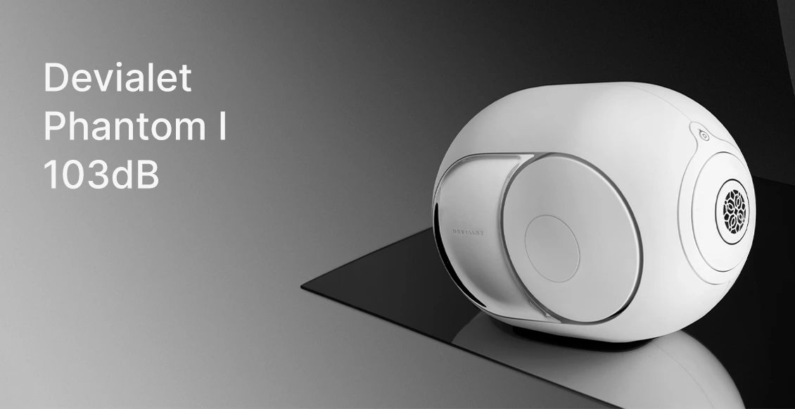 Акустическая система Devialet Phantom I 103dB чёрный матовый Акустическая система Devialet Phantom I 103dB чёрный матовый - 1