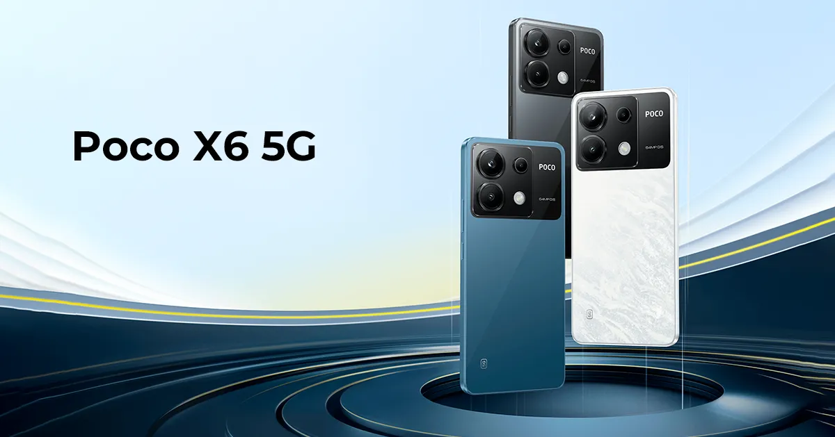 Смартфон Xiaomi Poco X6 5G 12/256 ГБ белый (2sim) Смартфон Xiaomi Poco X6 5G 12/256 ГБ белый (2sim) - 1