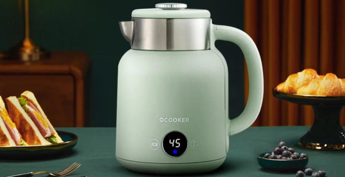 Электрочайник Xiaomi Qcooker Smart Health Kettle бежевый Электрочайник Xiaomi Qcooker Smart Health Kettle бежевый - 1