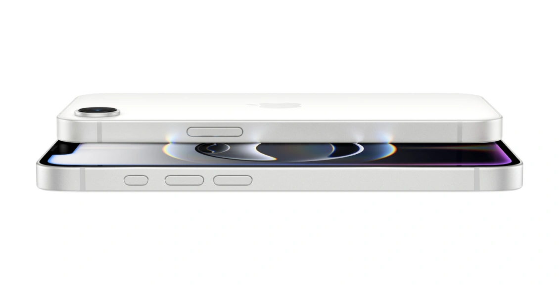 Смартфон Apple iPhone 16e 128 ГБ белый (1sim + eSim) Смартфон Apple iPhone 16e 128 ГБ белый (1sim + eSim) - 1