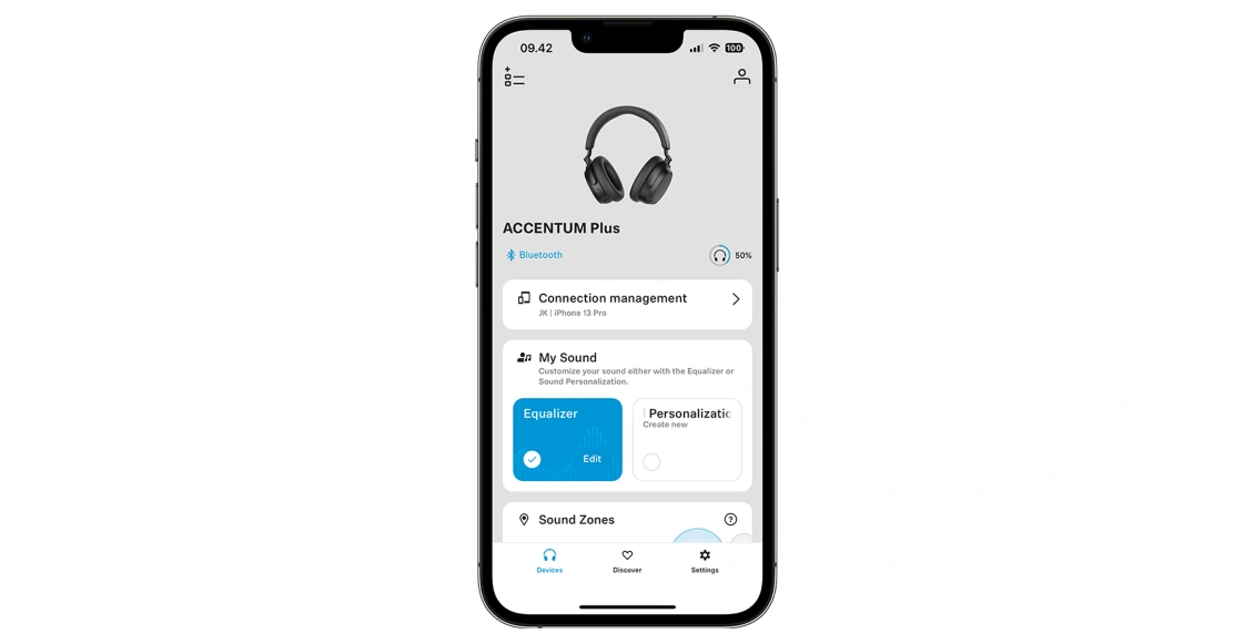 Беспроводные наушники Sennheiser Accentum Plus Wireless белый Беспроводные наушники Sennheiser Accentum Plus Wireless белый - 3