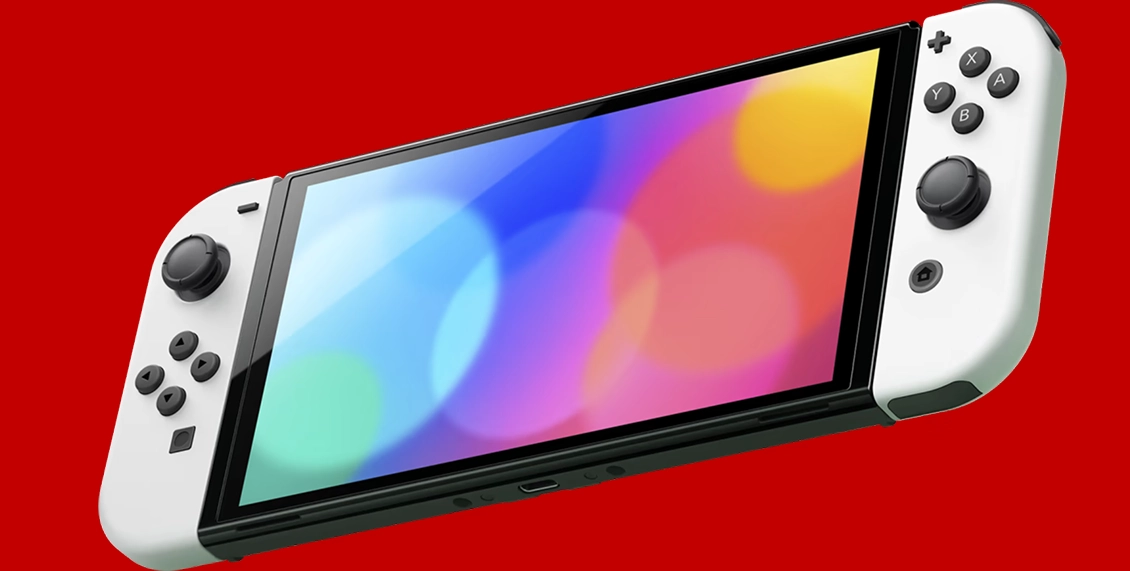 Игровая приставка Nintendo Switch OLED 64 ГБ сине-красный Игровая приставка Nintendo Switch OLED 64 ГБ сине-красный - 2
