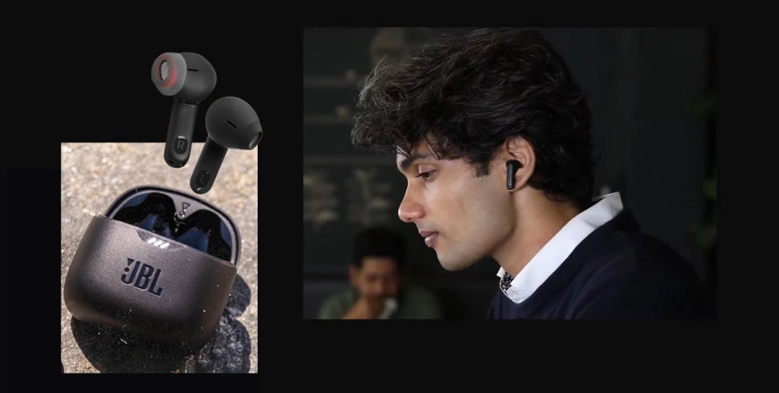 Беспроводные наушники JBL Tune Flex чёрный Беспроводные наушники JBL Tune Flex чёрный - 1