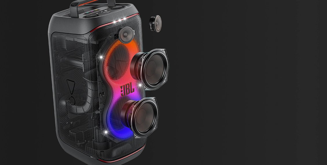 Акустическая система JBL Partybox 120 белый Акустическая система JBL Partybox 120 белый - 2