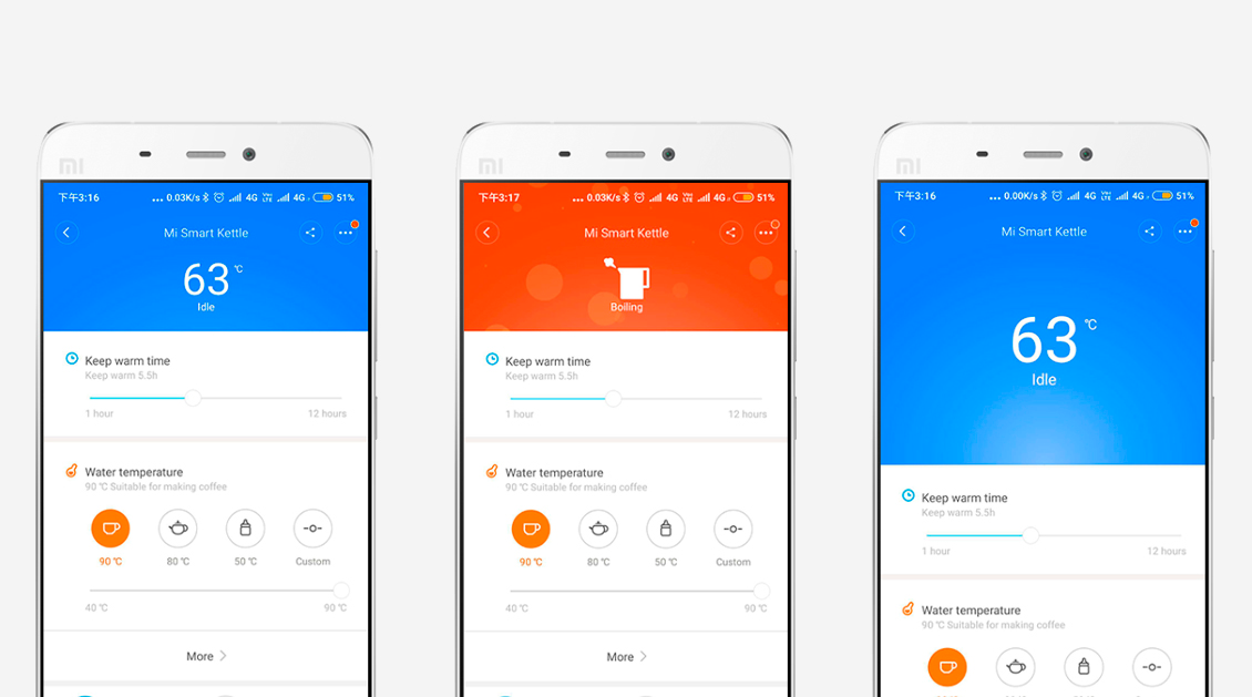 Электрочайник Xiaomi Mi Smart Kettle Bluetooth, белый Электрочайник Xiaomi Mi Smart Kettle Bluetooth, белый - 1