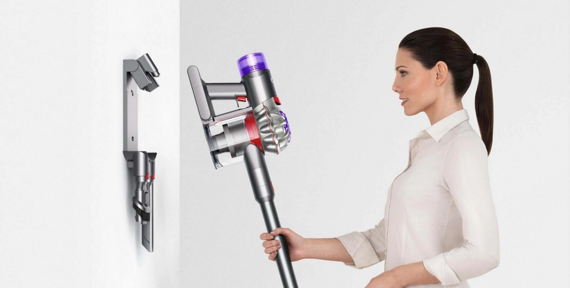 Беспроводной пылесос Dyson V8 Absolute серебристый, жёлтый (SV25) Беспроводной пылесос Dyson V8 Absolute серебристый, жёлтый (SV25) - 3