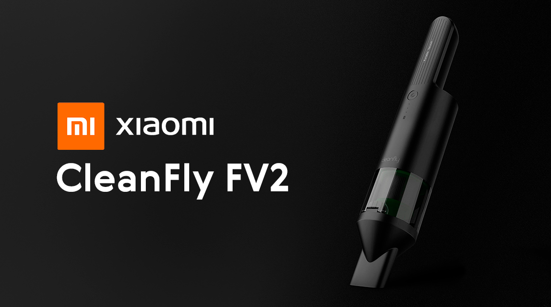 Ручной пылесос CleanFly FV2 + насадки Xiaomi чёрный Ручной пылесос CleanFly FV2 + насадки Xiaomi чёрный - 1