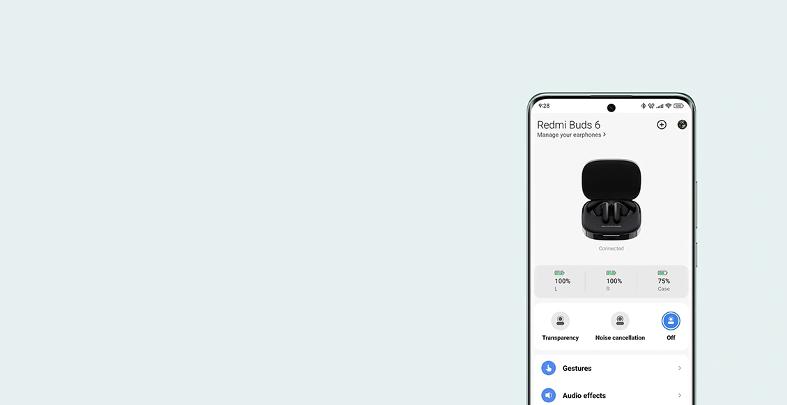 Беспроводные наушники Xiaomi Redmi Buds 6 белый Беспроводные наушники Xiaomi Redmi Buds 6 белый - 4