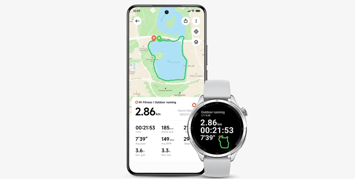 Умные часы Xiaomi Watch S4 "радуга" Умные часы Xiaomi Watch S4 "радуга" - 5
