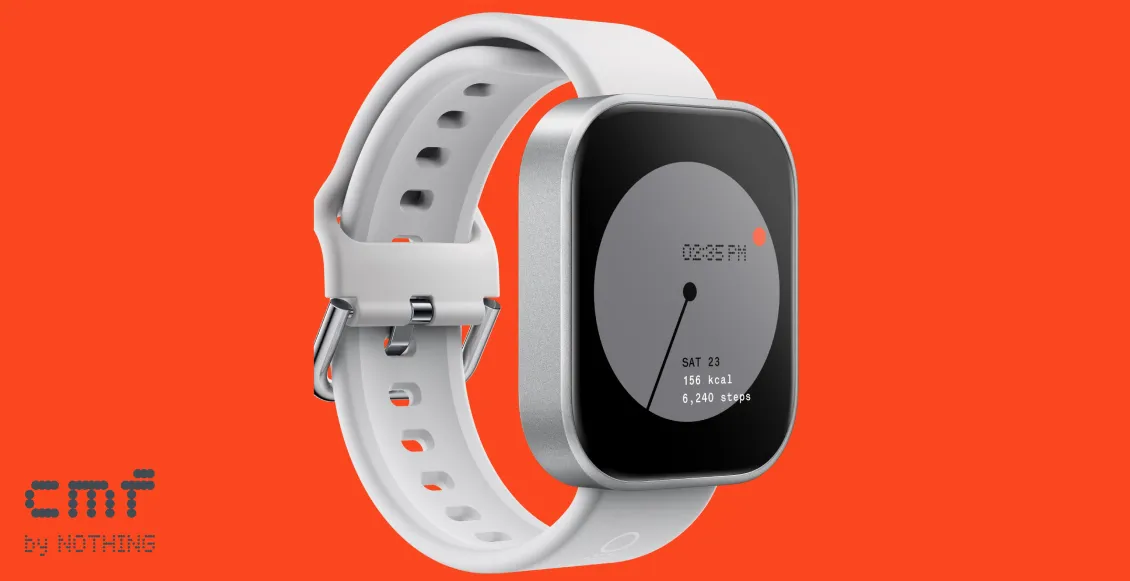 Умные часы Nothing CMF Watch Pro серебристый (серый ремешок) Умные часы Nothing CMF Watch Pro серебристый (серый ремешок) - 1