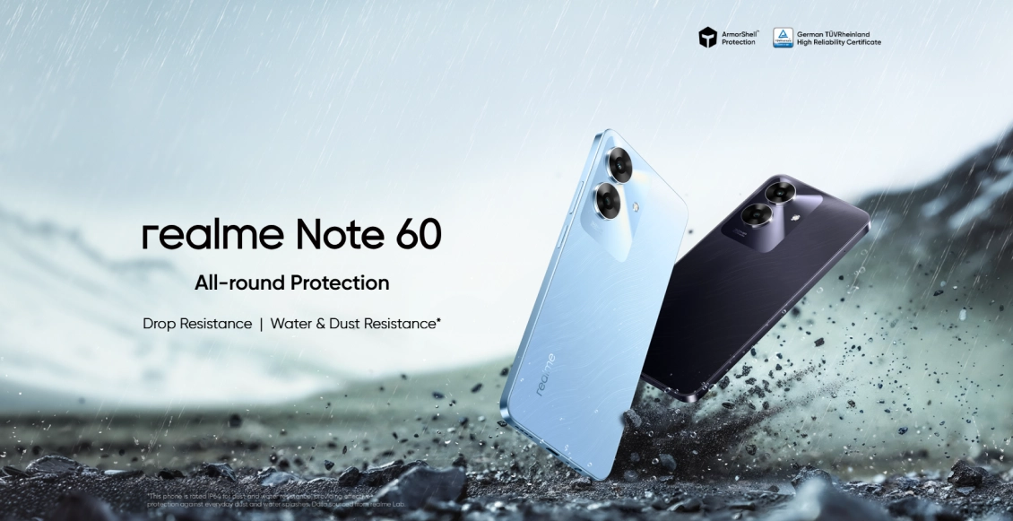 Смартфон Realme Note 60 6/128 ГБ "небесно-голубой" (2sim) Смартфон Realme Note 60 6/128 ГБ "небесно-голубой" (2sim) - 1