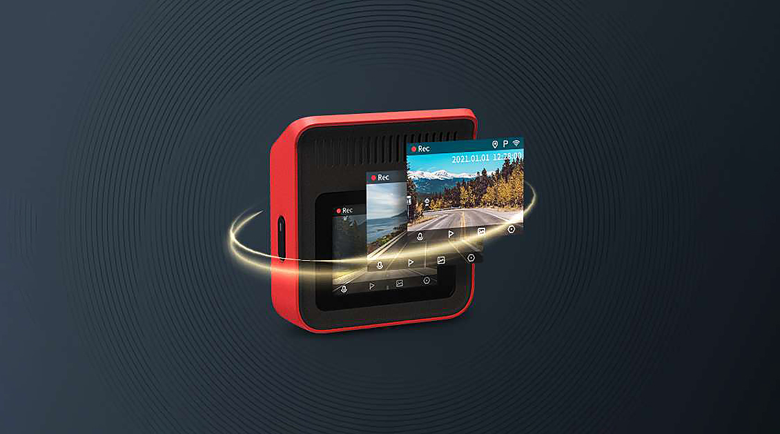Видеорегистратор Xiaomi 70Mai Dash Cam A400 серый Видеорегистратор Xiaomi 70Mai Dash Cam A400 серый - 3