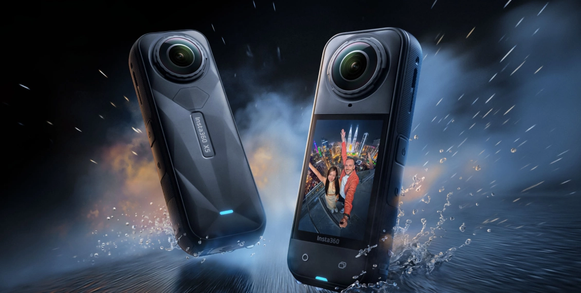 Экшн-камера Insta360 X5 белый Экшн-камера Insta360 X5 белый - 1