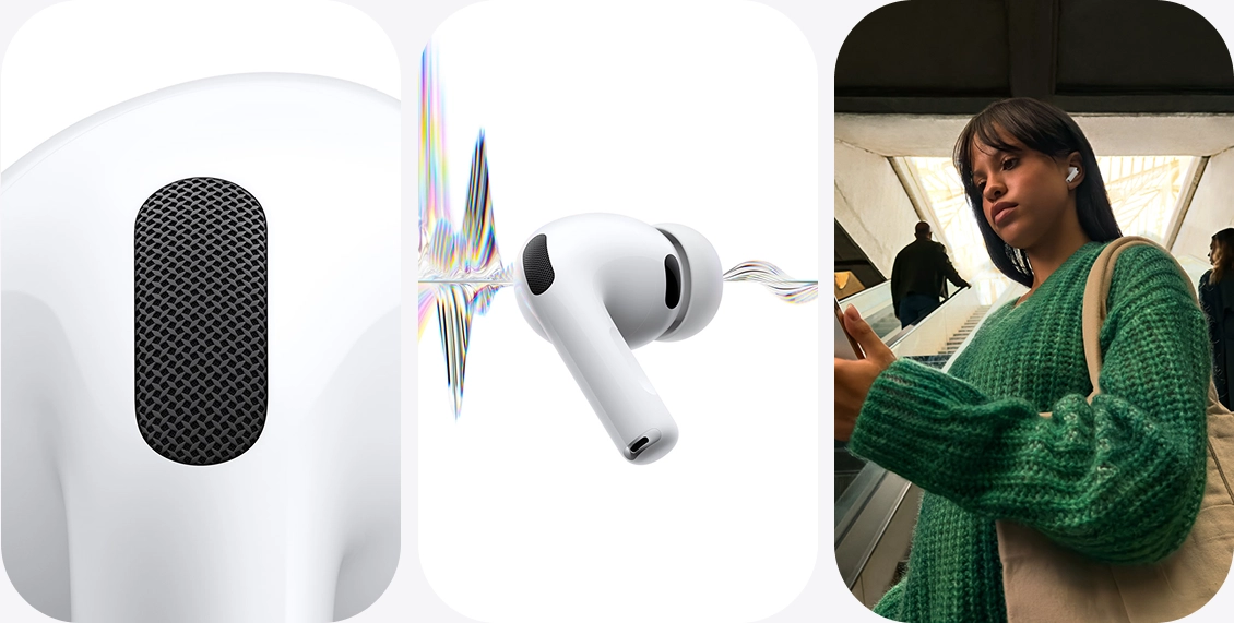 Беспроводные наушники Apple AirPods Pro 3 пудровый матовый (3015) Беспроводные наушники Apple AirPods Pro 3 пудровый матовый (3015) - 3