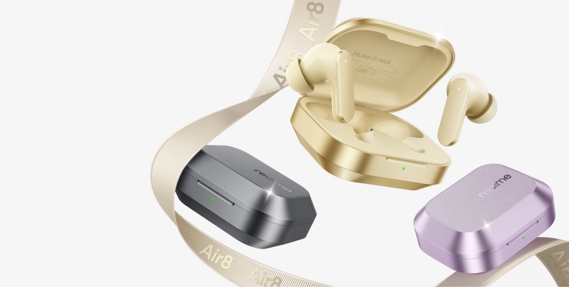 Беспроводные наушники Realme Buds Air 8 фиолетовый Беспроводные наушники Realme Buds Air 8 фиолетовый - 1