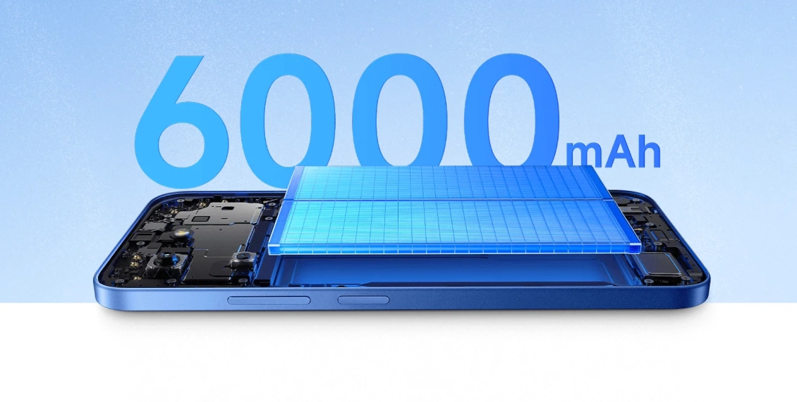 Смартфон Xiaomi Redmi 15C 4G 4/256 ГБ синий (2sim) Смартфон Xiaomi Redmi 15C 4G 4/256 ГБ синий (2sim) - 6
