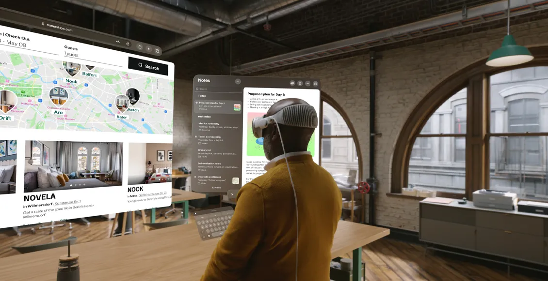 Очки смешанной реальности Apple Vision Pro (2024) M2 256 ГБ серый Очки смешанной реальности Apple Vision Pro (2024) M2 256 ГБ серый - 7