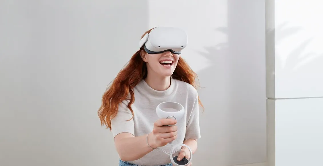 Шлем виртуальной реальности Oculus Quest 2 256 ГБ белый Шлем виртуальной реальности Oculus Quest 2 256 ГБ белый - 1