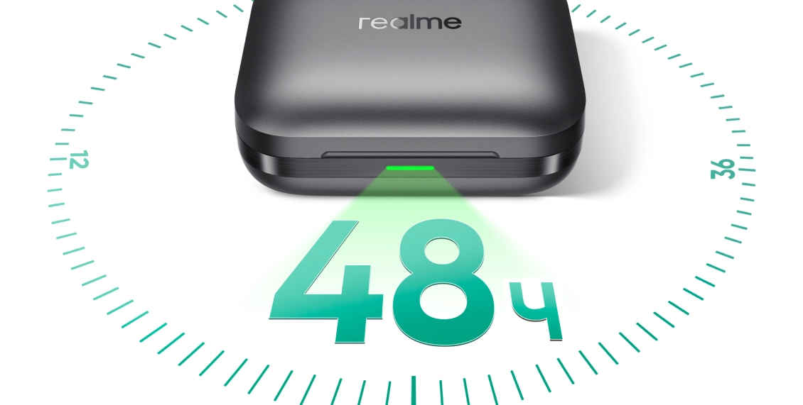 Беспроводные наушники Realme Buds Air 7 Pro красный Беспроводные наушники Realme Buds Air 7 Pro красный - 6