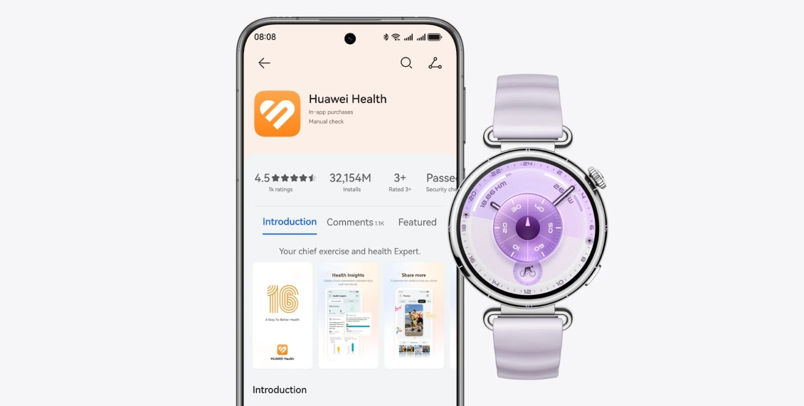 Умные часы Huawei Watch GT 6 46mm чёрный (чёрный ремешок) Умные часы Huawei Watch GT 6 46mm чёрный (чёрный ремешок) - 3