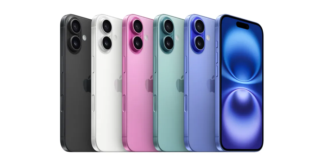 Смартфон Apple iPhone 16 256 ГБ бирюзовый (1sim + eSim) Смартфон Apple iPhone 16 256 ГБ бирюзовый (1sim + eSim) - 1