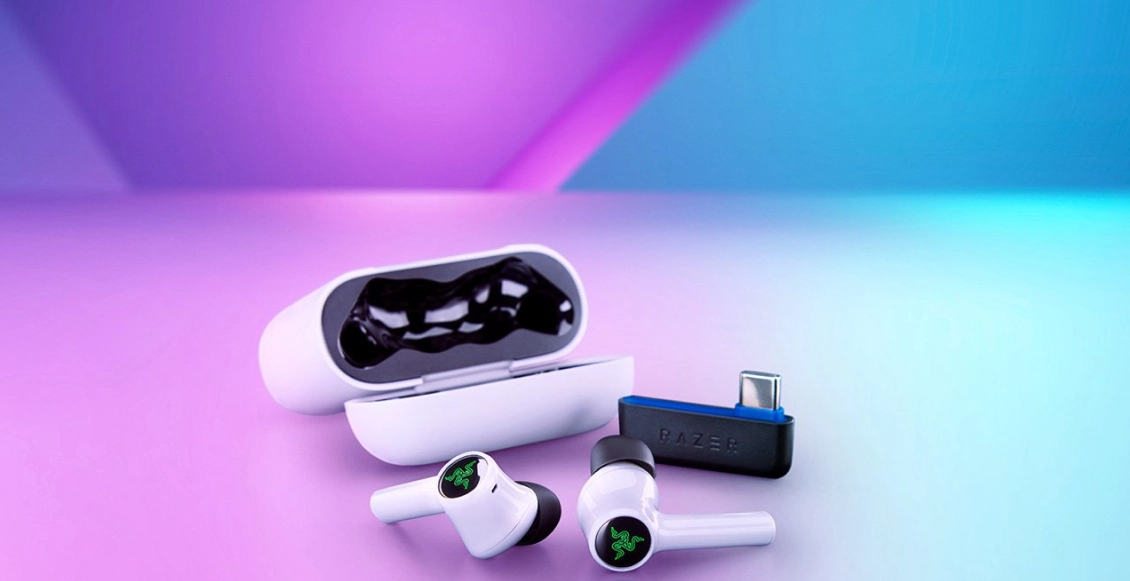Беспроводные наушники Razer Hammerhead HyperSpeed - PlayStation Licensed белый Беспроводные наушники Razer Hammerhead HyperSpeed - PlayStation Licensed белый - 1