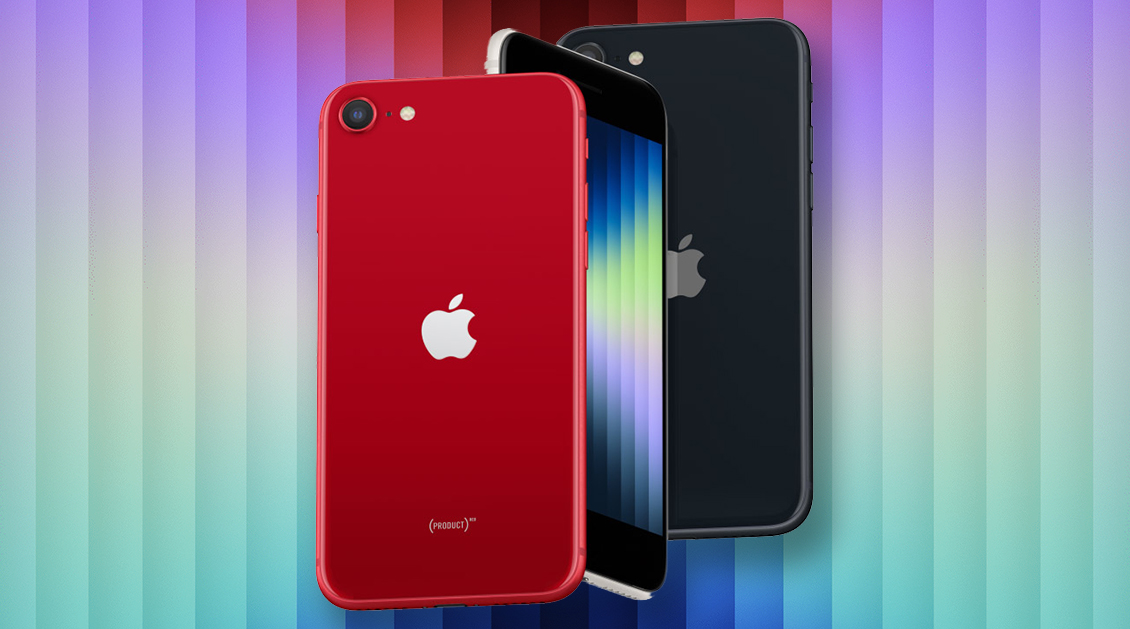 Смартфон Apple iPhone SE 2022 64 ГБ красный (1sim + eSim) Смартфон Apple iPhone SE 2022 64 ГБ красный (1sim + eSim) - 1