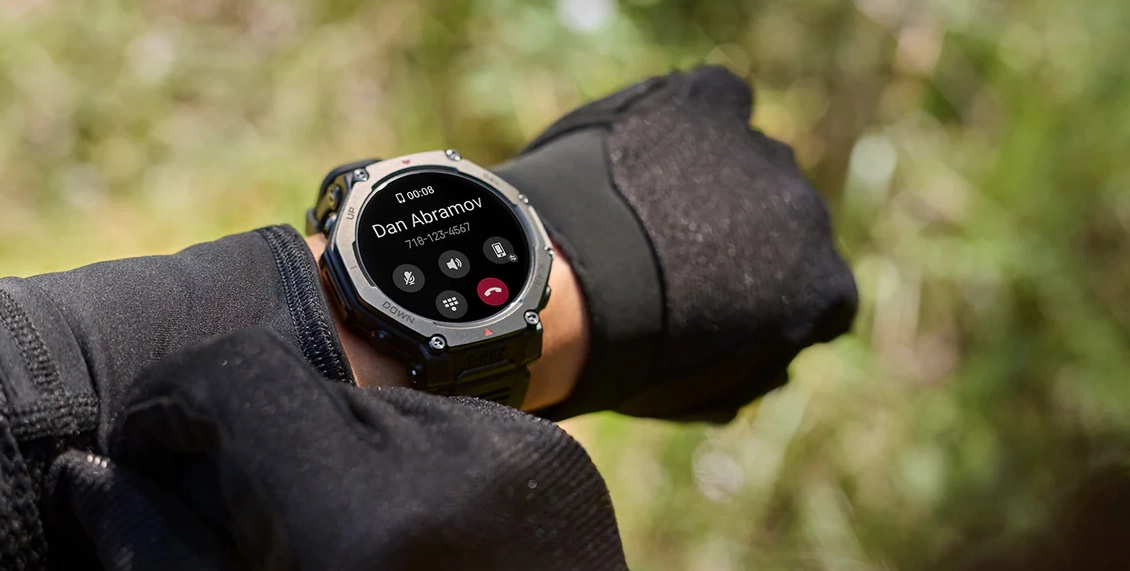 Умные часы Xiaomi Amazfit T-Rex 3 Pro 44mm золотой (чёрный ремешок) Умные часы Xiaomi Amazfit T-Rex 3 Pro 44mm золотой (чёрный ремешок) - 2