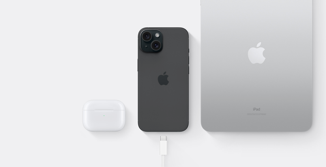 Смартфон Apple iPhone 15 128 ГБ голубой (1sim + eSim) Смартфон Apple iPhone 15 128 ГБ голубой (1sim + eSim) - 4