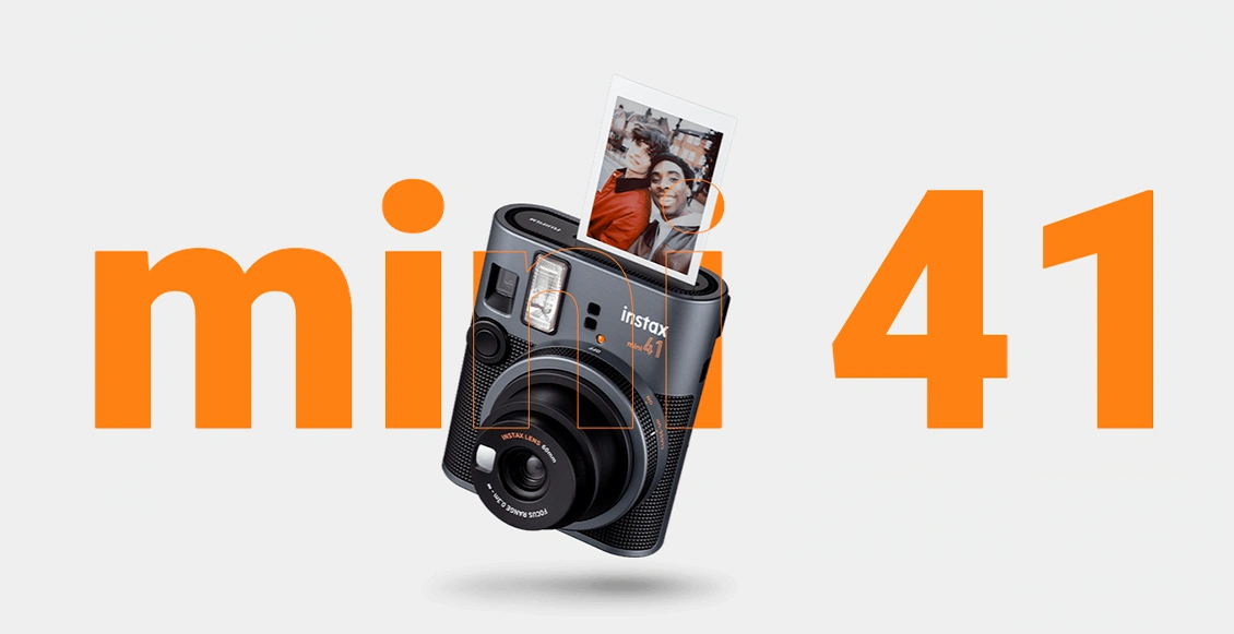 Фотоаппарат моментальной печати Fujifilm Instax Mini 41 чёрный Фотоаппарат моментальной печати Fujifilm Instax Mini 41 чёрный - 1