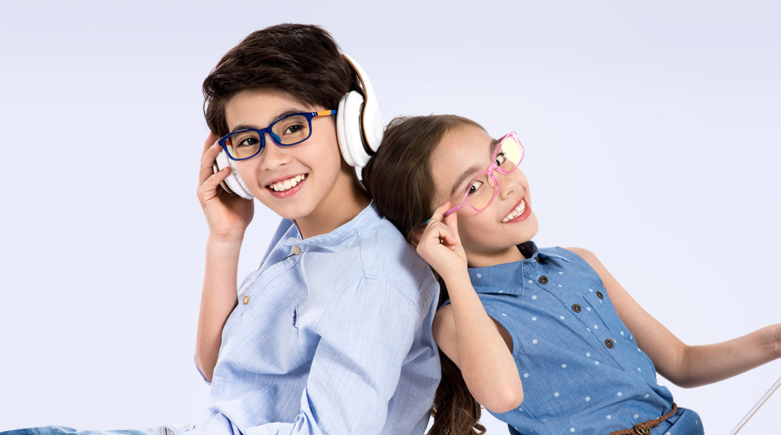 Компьютерные очки Xiaomi Mijia Childrens Computer Glasses розово-голубой Компьютерные очки Xiaomi Mijia Childrens Computer Glasses розово-голубой - 1