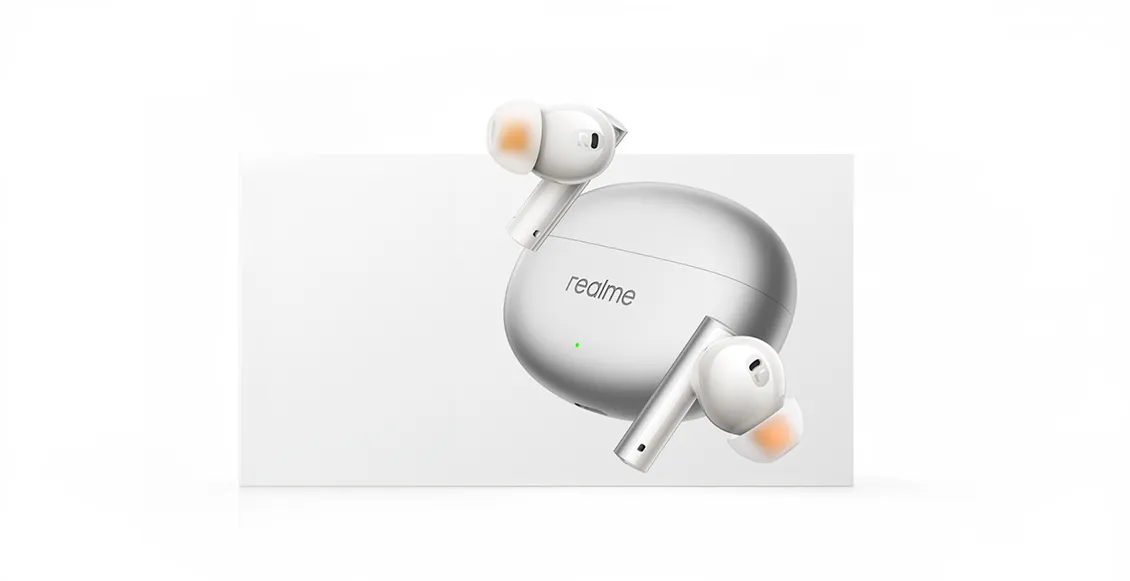 Беспроводные наушники Realme Buds Air 6 серебристый Беспроводные наушники Realme Buds Air 6 серебристый - 1