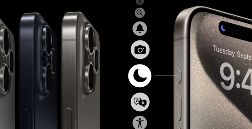 Смартфон Apple iPhone 15 Pro 128 ГБ "синий титан" (2sim) Смартфон Apple iPhone 15 Pro 128 ГБ "синий титан" (2sim) - 3