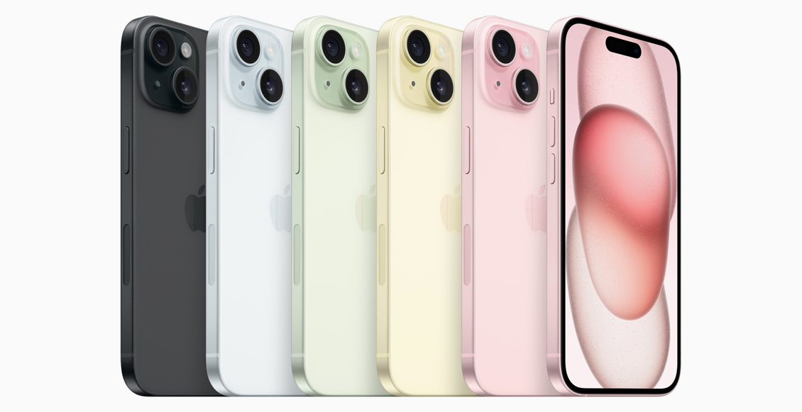 Смартфон Apple iPhone 15 128 ГБ голубой (1sim + eSim) Смартфон Apple iPhone 15 128 ГБ голубой (1sim + eSim) - 1