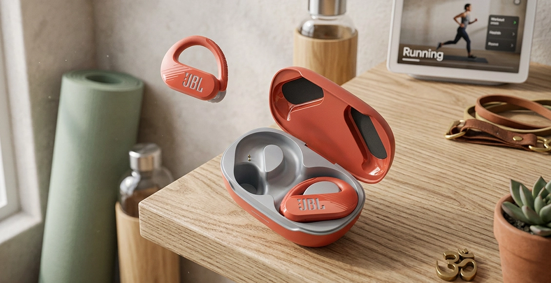 Беспроводные наушники JBL Endurance Peak 3 коралловый Беспроводные наушники JBL Endurance Peak 3 коралловый - 2