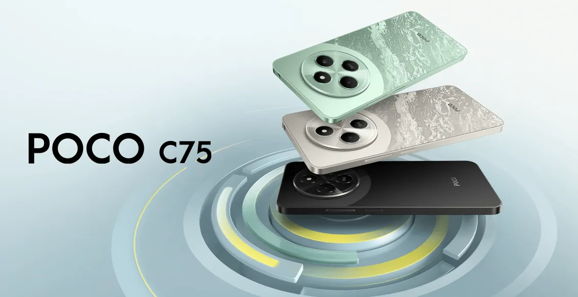 Смартфон Xiaomi Poco C75 6/128 ГБ чёрный (2sim) Смартфон Xiaomi Poco C75 6/128 ГБ чёрный (2sim) - 1