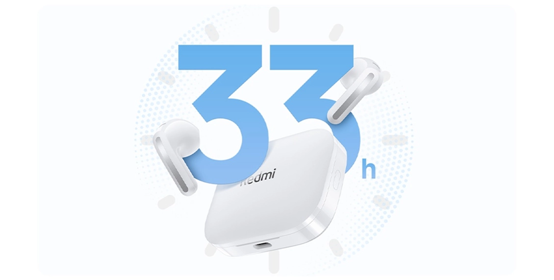 Беспроводные наушники Xiaomi Redmi Buds 6S ANC голубой Беспроводные наушники Xiaomi Redmi Buds 6S ANC голубой - 5