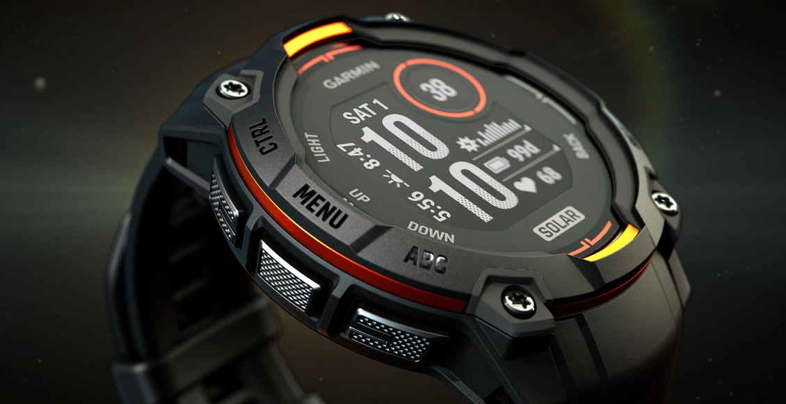Умные часы Garmin Instinct 3 45mm Solar Tactical Edition чёрный (чёрный ремешок) Умные часы Garmin Instinct 3 45mm Solar Tactical Edition чёрный (чёрный ремешок) - 1
