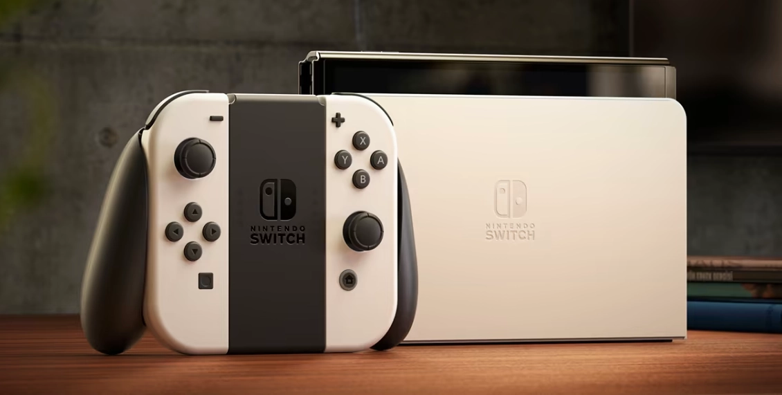 Игровая приставка Nintendo Switch OLED 64 ГБ сине-красный Игровая приставка Nintendo Switch OLED 64 ГБ сине-красный - 1