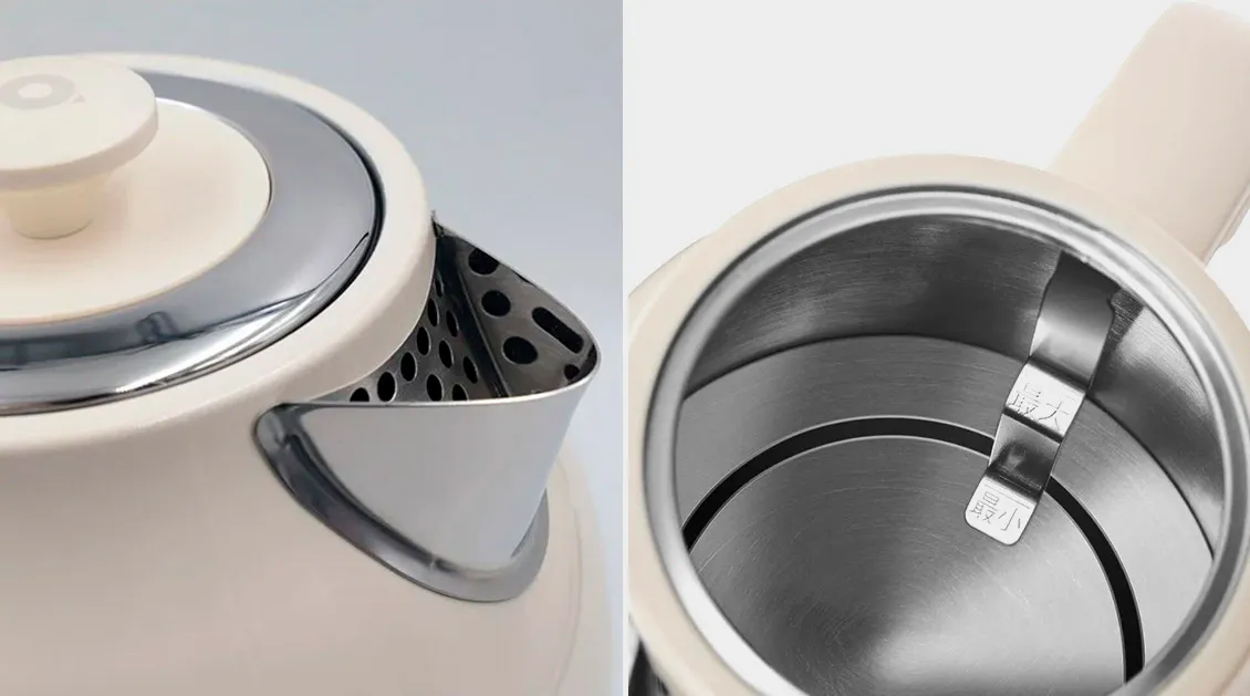 Электрочайник Xiaomi Qcooker Retro Electric Kettle бежевый Электрочайник Xiaomi Qcooker Retro Electric Kettle бежевый - 1