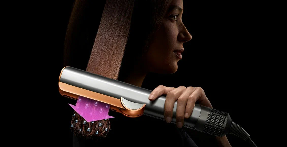 Выпрямитель для волос Dyson Airstrait HT01 красный, золотой (футляр) Выпрямитель для волос Dyson Airstrait HT01 красный, золотой (футляр) - 2