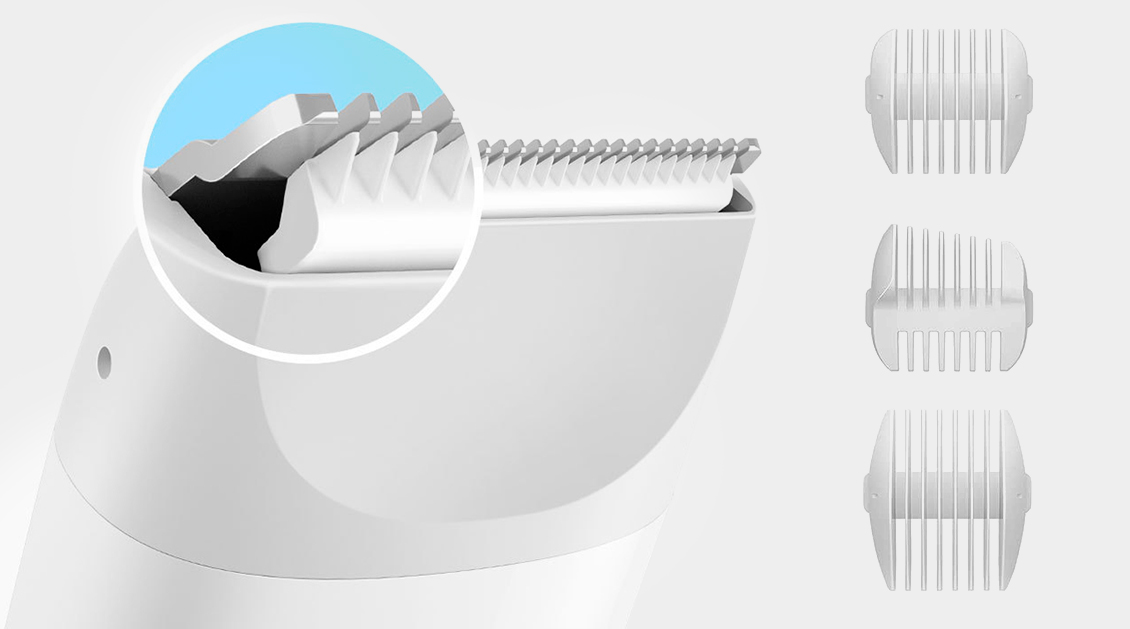 Машинка для стрижки Xiaomi Mitu Rice Rabbit Baby Hair Trimmer, белый Машинка для стрижки Xiaomi Mitu Rice Rabbit Baby Hair Trimmer, белый - 1