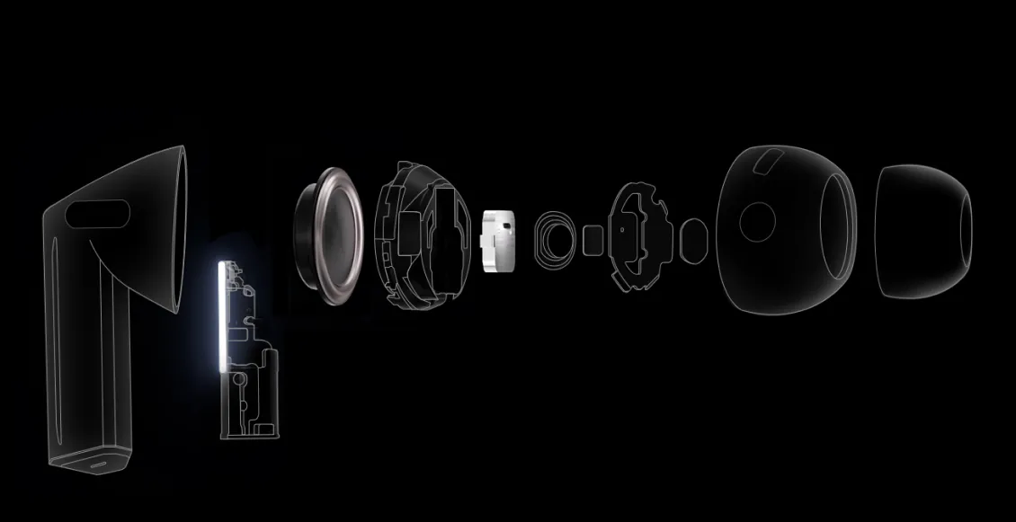 Беспроводные наушники Samsung Galaxy Buds 3 Pro серебро Беспроводные наушники Samsung Galaxy Buds 3 Pro серебро - 2