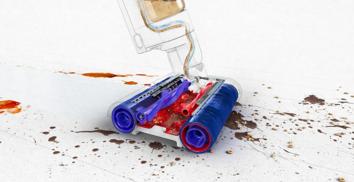 Моющий беспроводной пылесос Dyson Wash G1 синий, черный Моющий беспроводной пылесос Dyson Wash G1 синий, черный - 2