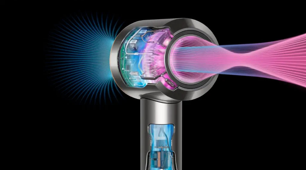 Фен Dyson Supersonic HD07 синий, пудровый (футляр) Фен Dyson Supersonic HD07 синий, пудровый (футляр) - 1