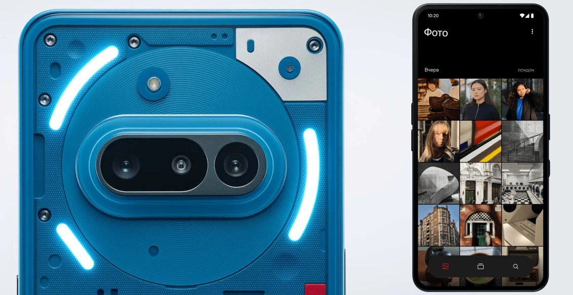 Смартфон Nothing Phone (3a) 8/128 ГБ чёрный (2sim) Смартфон Nothing Phone (3a) 8/128 ГБ чёрный (2sim) - 2