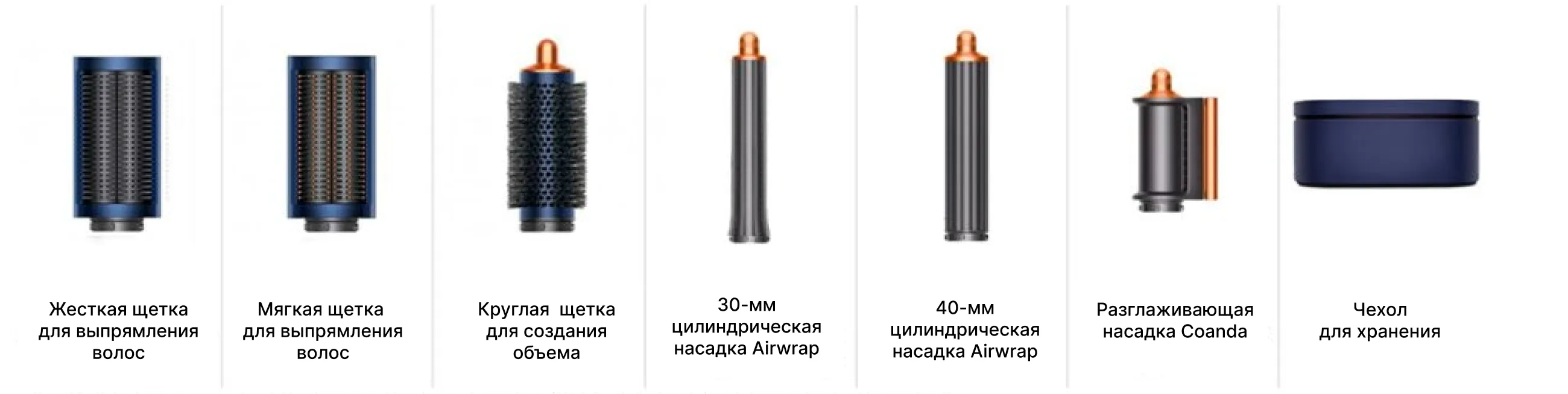 Стайлер Dyson Airwrap Complete Long HS05 синий, медный (футляр) Стайлер Dyson Airwrap Complete Long HS05 синий, медный (футляр) - 1