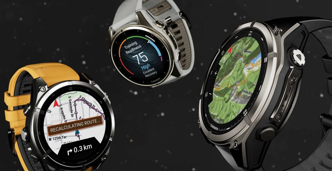 Умные часы Garmin Fenix 8 43mm угольно-чёрный (пепельно-серый ремешок) Умные часы Garmin Fenix 8 43mm угольно-чёрный (пепельно-серый ремешок) - 1