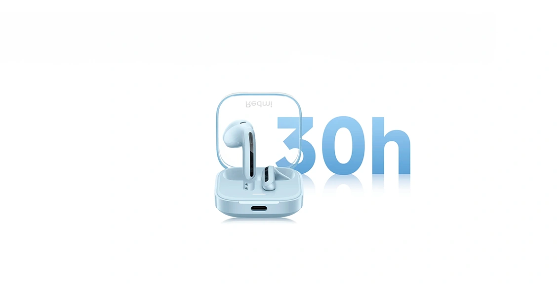 Беспроводные наушники Xiaomi Redmi Buds 6 Active / Vitality Edition голубой Беспроводные наушники Xiaomi Redmi Buds 6 Active / Vitality Edition голубой - 5